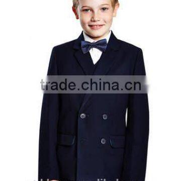 navy blue ,double breasted,custom made boy suits