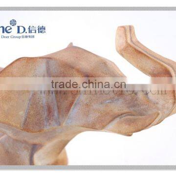 Small Standing Elephant Statues for Table Top Home Figurine Decoration photo-3
