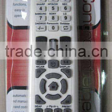 2014 China MDE new ABS design shell remote rf switch AC/TV/STB RoHS CE certification universal wireliss remote