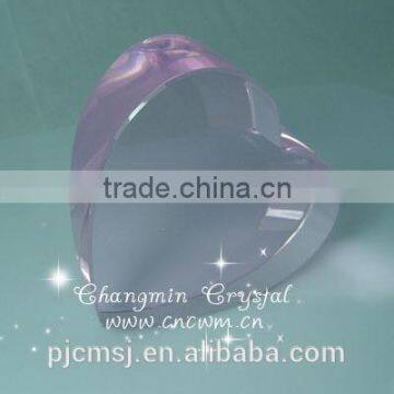 cheap Crystal glass heart shape diamond for wedding Decoration Gifts or souvenirs