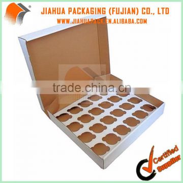 24 cupcake paper cardboard boxes