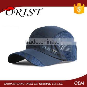 High Quality Running Cap /Dry Fit Polyester Running Hat Cap/Running Sports Hat Fitted Cap