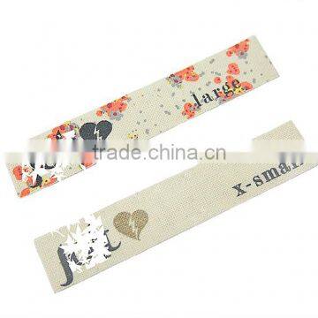 Custom Logo Printed Clothing Gament Cotton Twill Tape