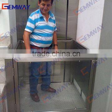 Latest Design Outdoor Vertical Handicap Wheelchair Platform Lift for Disabled