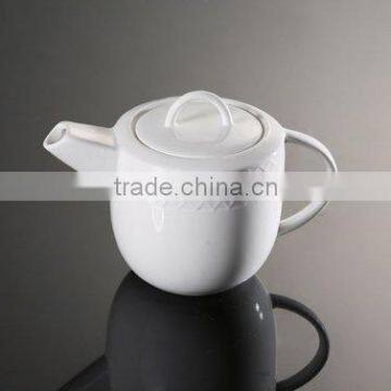 H6719 white porcelain AB grade OEM 500ml coffee pot designs