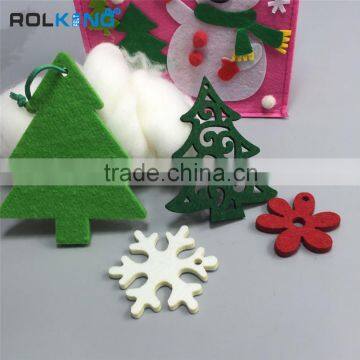 santa felt craft 2016 new design Xmas home decoration