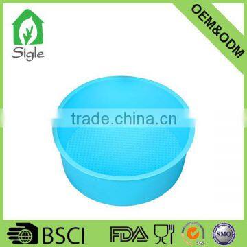 Good Quality Eco- Friendly Silicone Big Round Cake Pan Cake Mold FDA FLGB Approved
