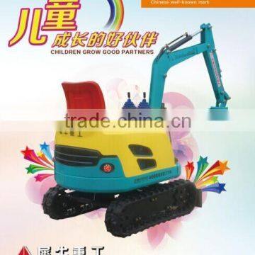 remote control children amusement excavator with low price,kids ride on toy excavator