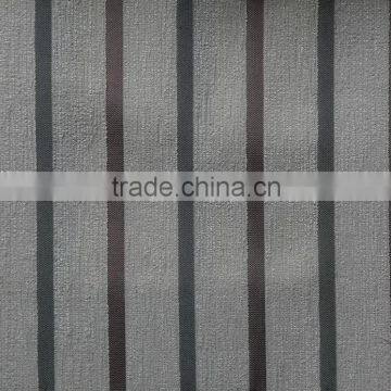 2016 high quality hotel stripe chenille curtain fabric for turkey window curtain
