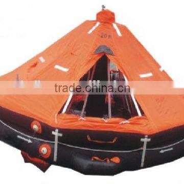 D type davit-launched inflatable liferafts