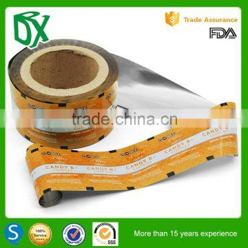 Food Grade Custom logo OEM bag foil packaging film roll