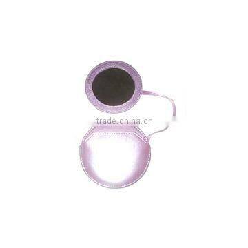 patent pu leather mirror compact