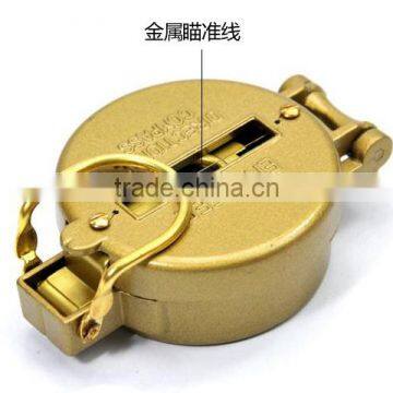 Hot Sale Outdoor Hiking Portable Metal Brass Compass With Lid photo-4