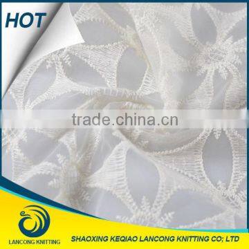 China wholesale China supplier Knit Polyester lace embroidery fabric