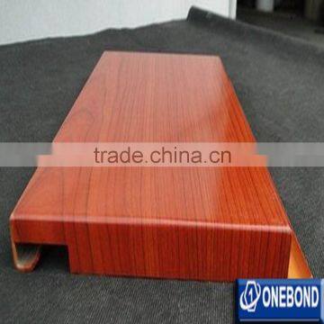 Wooden aluminum panels by PVDF, PE/Aluminum decorating plate/Aluminum curtain wall