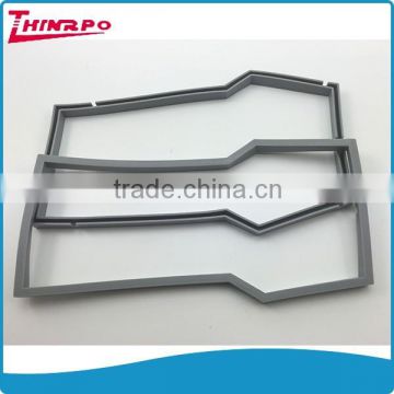 Custom shape molded silicone rubber seal part