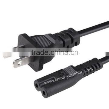 UL HOT Offer ! North American 2 Flat Pin Polarized Plug Power Cord Computer Power Tools Extension Cord 2 Pin Plug USA Power Cord photo-4