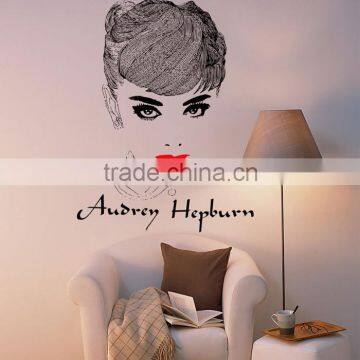 Mural DIY Art Vinyl Wall Sticker Quotes Audrey