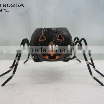 new! metal spider candle holder halloween