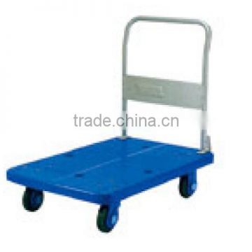 metal handcart with rubber caster and fixed handle