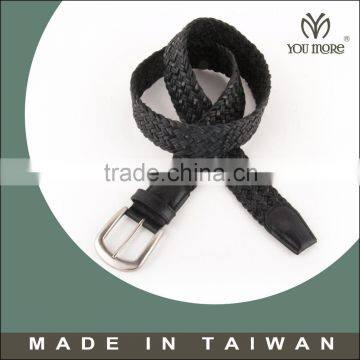 Basic Genuine Leather Black Anderson style belt