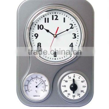 Wall clock with timer