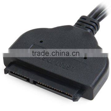 2016 New Arrival Super Speed USB 3.0 / USB 2.0 to Sata 22 Pin Converter Adapter Cable for 2.5 Inch Hard Disk Driver
