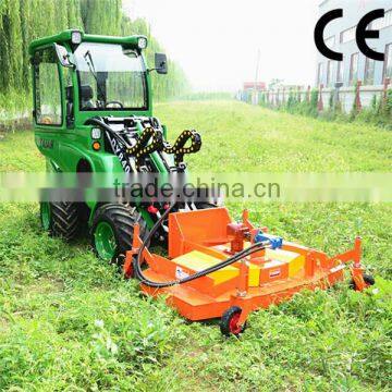 High efficient mini walking tractor mower,diesel engine tractor lawn mower for sale