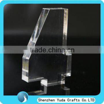 Competitive price elegant acrylic display block thick number block