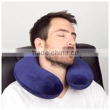U shaped Memory FoamTravel Neck Rest Pilllow Black