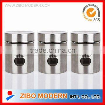 hot sale mini colored glass canister jar