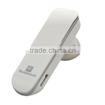 Popular white cheap mono wireless bluetooth headsets