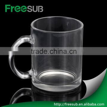 Eco-Friendly 11oz Sublimation Mug Transparent Coffee Beer Mug Whoelsale In Yiwu Market