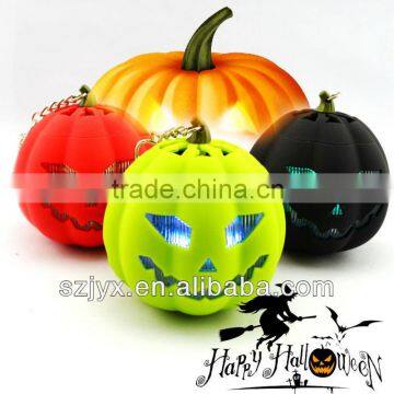 Wireless Portable Mini Jack O'Lantern Speaker, Halloween Pumpkin Lantern Speaker