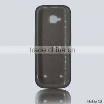 Transparent Resin Soft Case for Nokia C5