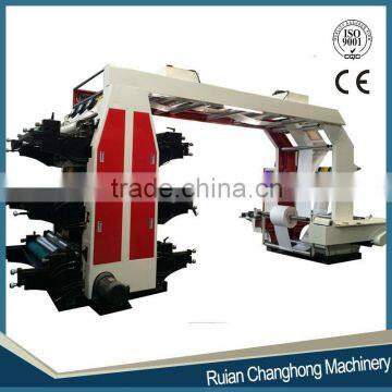 changhong 4/6 Color Non woven bag Flexography Printing Machine