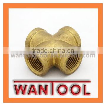 PIPE FITTING 4 WAY FEMALE CROSS CONNECTOR /THREADED CROSS PIPE FITTING