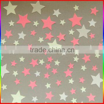 Green/blue/orange Light Glow in the Dark Star Stickers photo-3