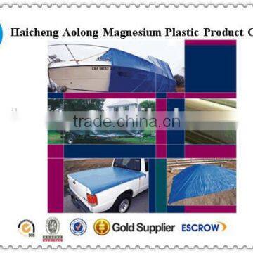 PE tarpaulin sheet ground sheet cover water proof tarpaulin with eyelets 4m non-weld