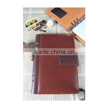 Top PU Leather Cover Notebook Spiral Handmade