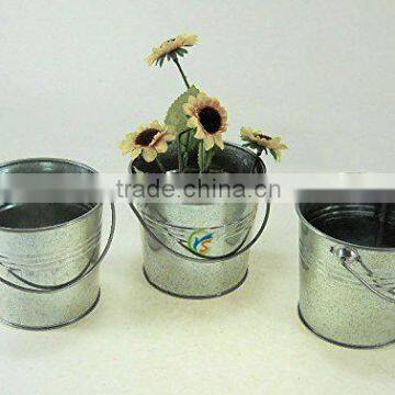 3 Piece Set Galvanized Buckets