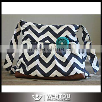 Wholesale Chevron Messenger Concealed Carry Purse photo-3