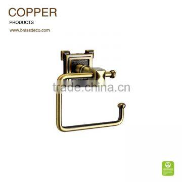 Latest design golden plated LU203 ACU brass toilet paper holder