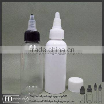 HD empty 60 ml 120 ml pet ejuice bottles twist cap eliquid 60ml 120 ml pet bottles