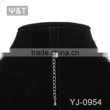 Most Pop Sterling Silver Running Horse Tiny Enamel Disc Candy Colors Crystal Diamond Necklace photo-3