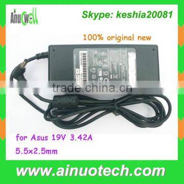 Laptop charger for Asus 19V 3.42A 65W ac adapter 5.5x2.5mm