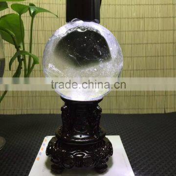 Wholesale Natural Green Ghost Phantom Crystal Sphere/ball