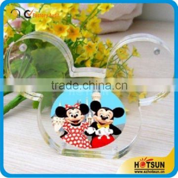 Cute mickey shaped acrylic promotional gift