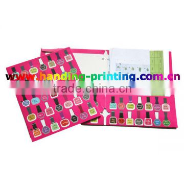 2013 hot sale colorful A4 paper file folder printing