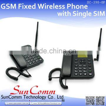 SC-398-GP GSM Hand-free Fixed Wireless Phone with 1 SIM Quad band 850/900/1800/1900MHz